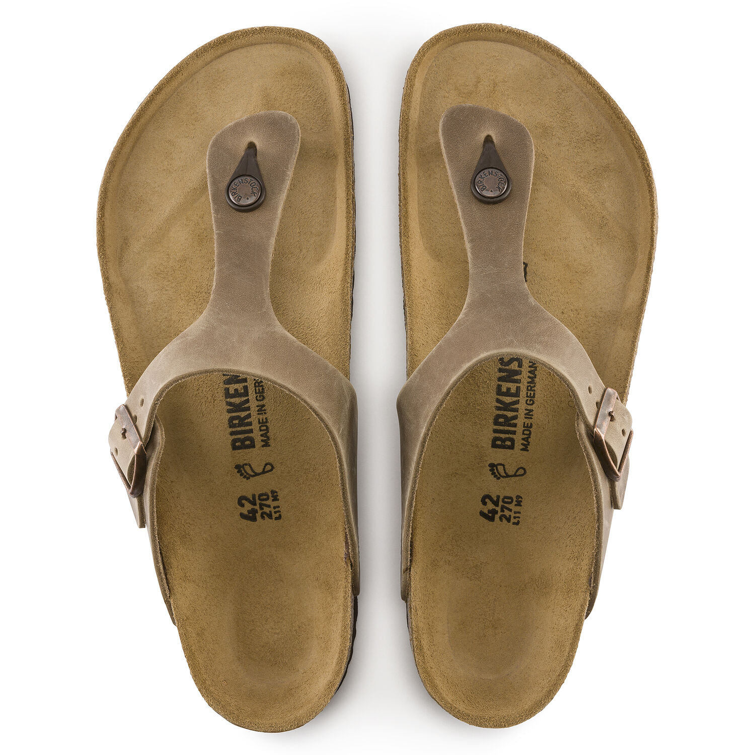 ammunition Let at ske nyheder Gizeh Leather Sandals Tabacco Brown - Metrojaya Online Shop