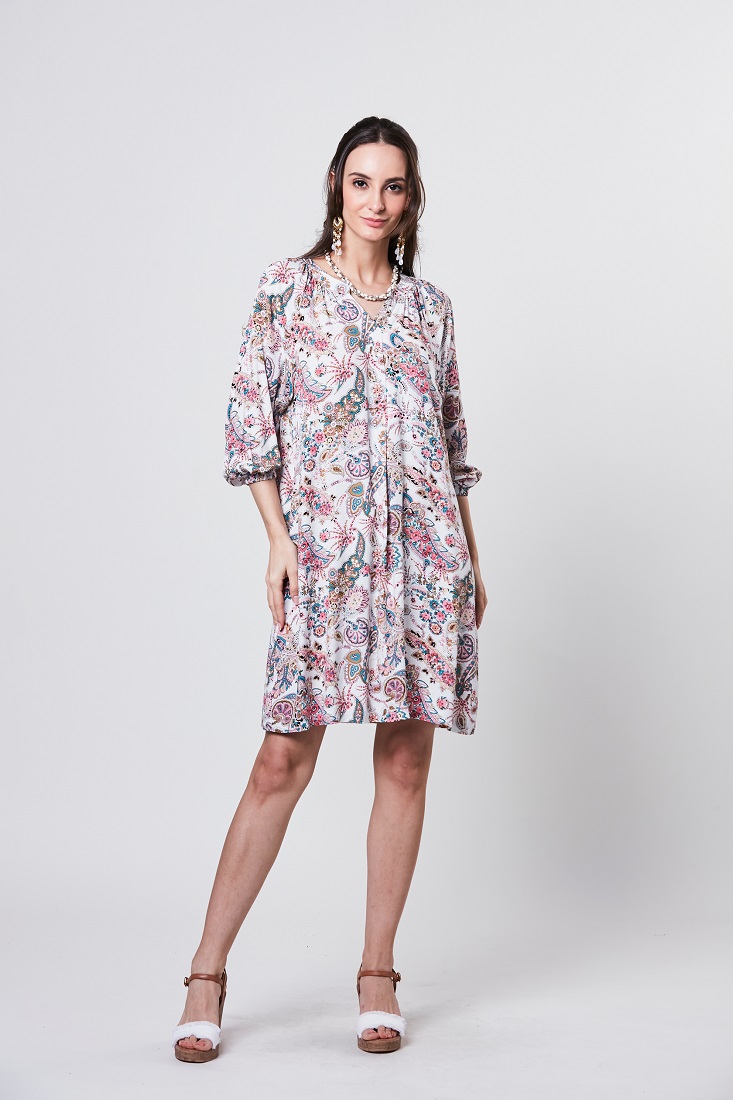 Metrojaya - Selma - Midi Shirt Dress - White