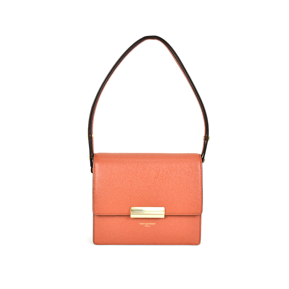 Louis Quatorze - Premium Basic One-Shoulder Handbag - Tan - Metrojaya