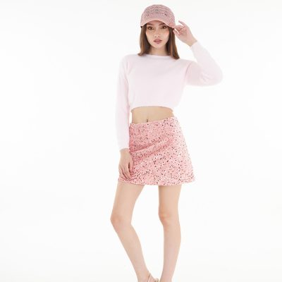 Somerset Bay Mabel - Furry Crop Top